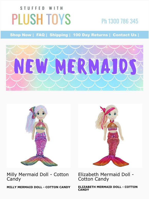 Sparkly Mermaid Dolls