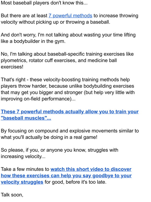 ultimatebaseballtraining Here's 7 ways to start throwing harder now! 👍