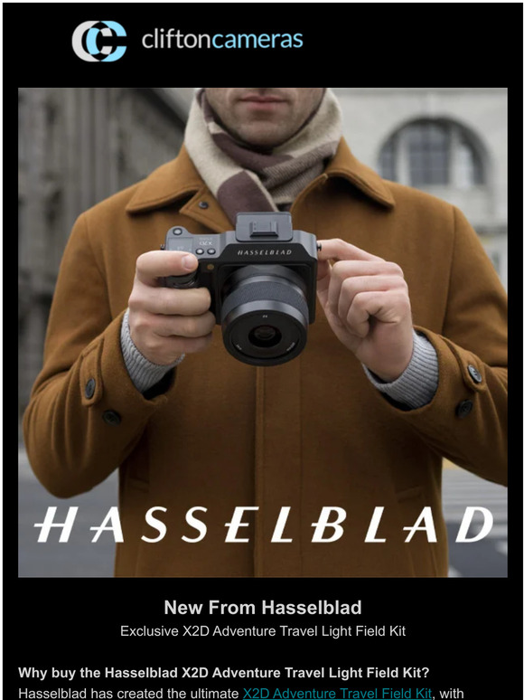 New X2D Adventure Travel Light Field Kit From Hasselblad