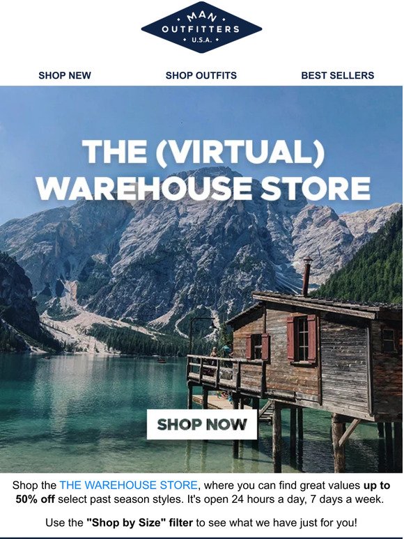 The Warehouse Store ⦙ Up to 50% Off
