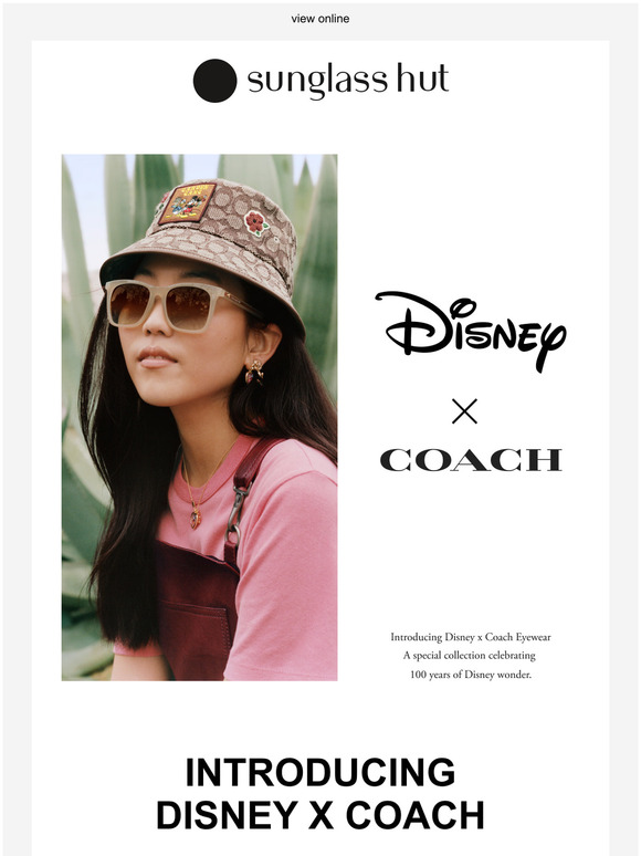 sunglass hut ES Disney x Coach capsule collection Milled