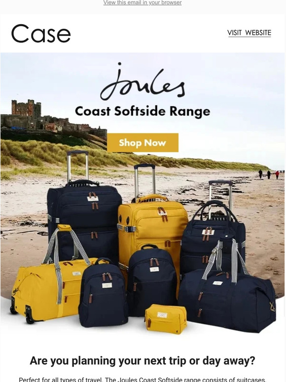 caseluggage NEW Joules Coast Softside Luggage Milled