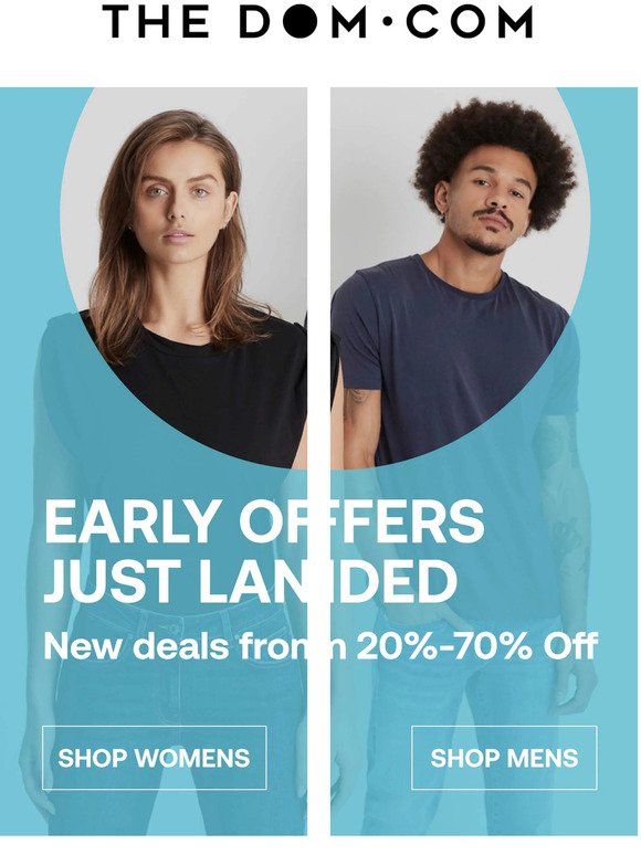 Just landed! New offers coming in hot (and early)