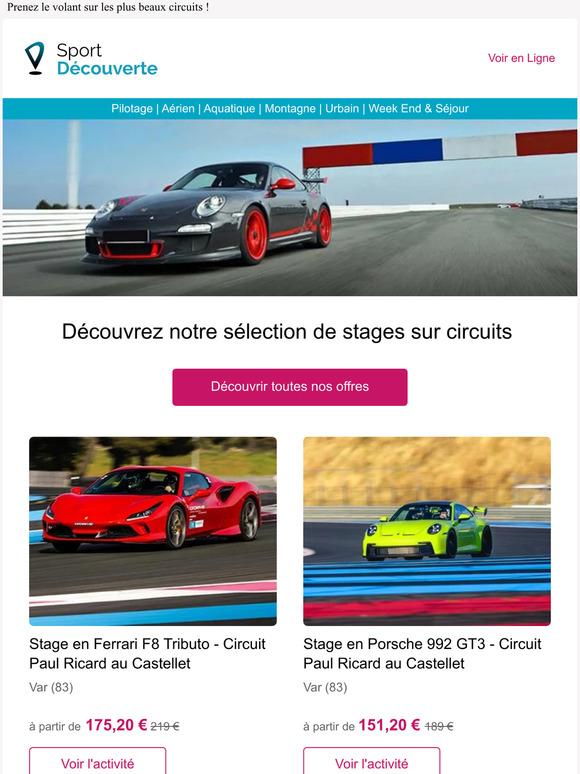 Découvrez le pilotage sur circuit !
