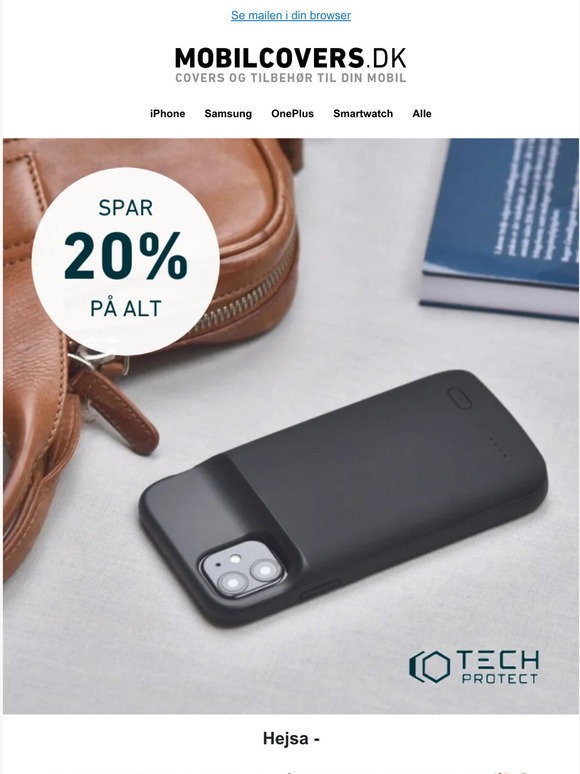 SPAR 20% på alt fra Tech-Protect 😍