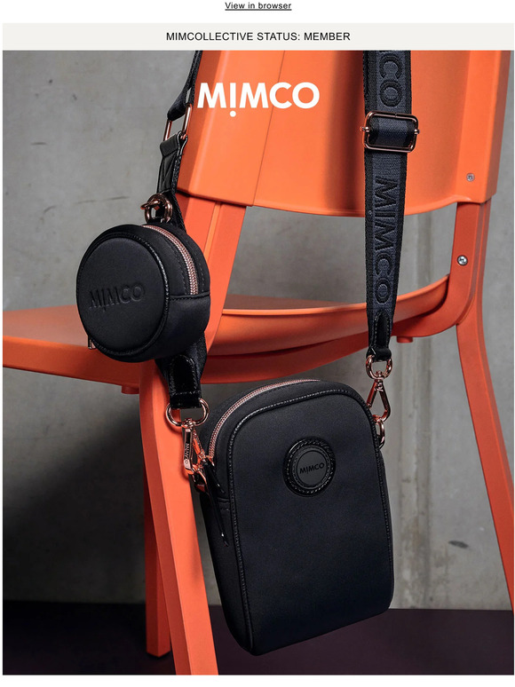 Complete your outfit with @_mimco's mod circle crossbody bag