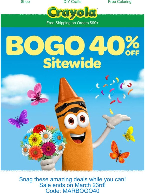 🤩 Double the Fun with BOGO 40% Off 🤩