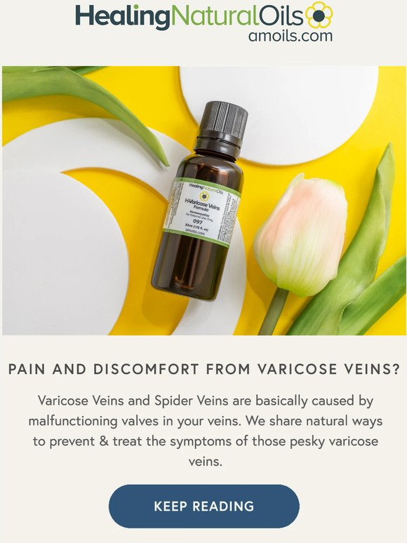 Pain and Discomfort from Varicose Veins?