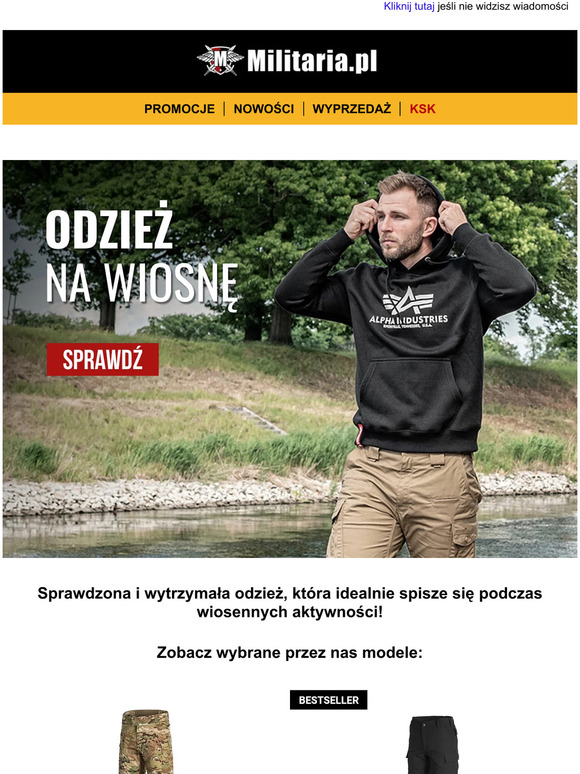 Taktyczna odzież na wiosnę! 🌤️👖