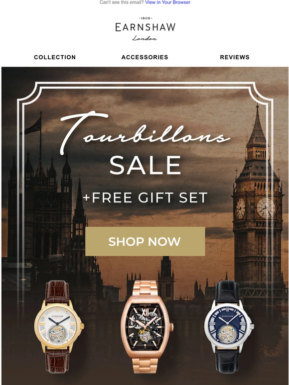 LAST CHANCE! Tourbillons sale ends today