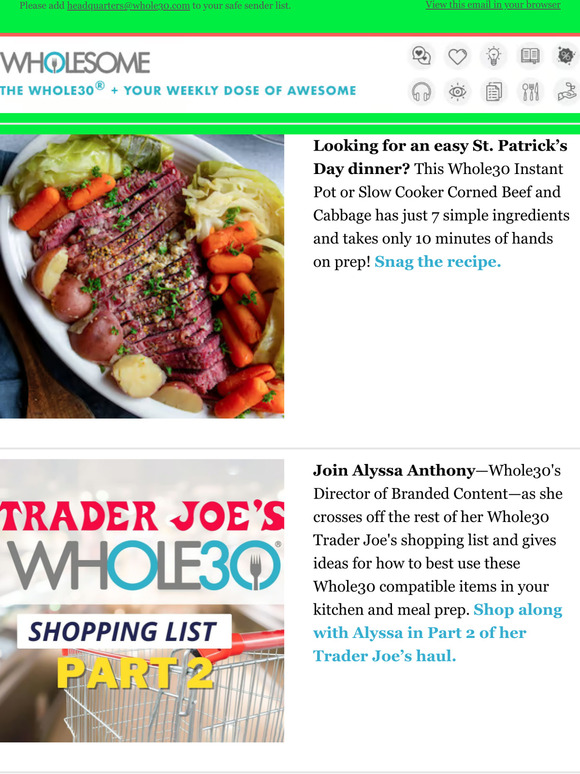 Whole30 Whole30 Corned Beef — Instant Pot OR Slow Cooker! Milled