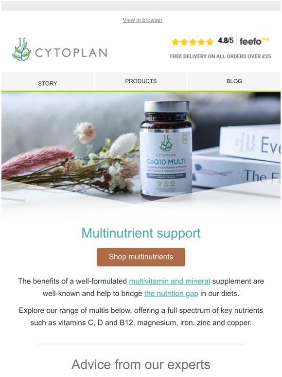 Multinutrient support