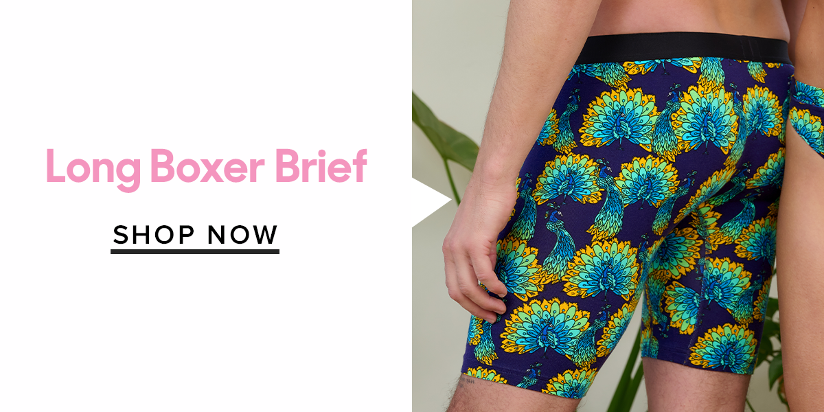 Headline: Long Boxer Brief CTA: Shop Now