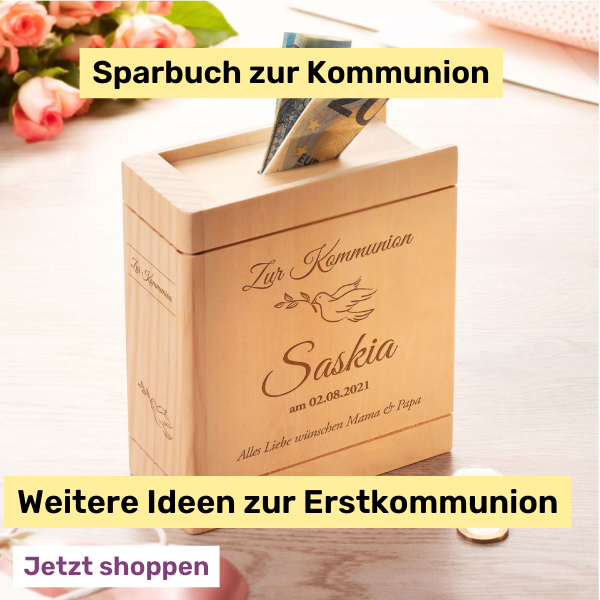 Danato: Sparbuch als Geschenk zur Kommunion und bleibende Erinnerung ...