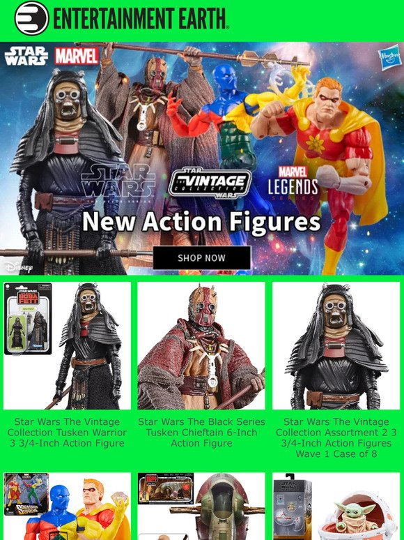 Entertainment Earth Behold! New Star Wars & Marvel Hasbro Action