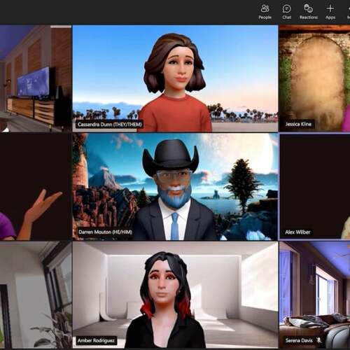 Microsoft Teams Users Can Attend Meetings as a 3D Avatar in May