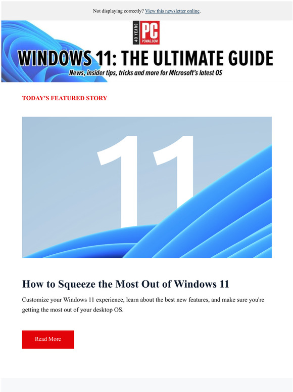 PCMag: How to Squeeze the Most Out of Windows 11 / Microsoft Teams ...