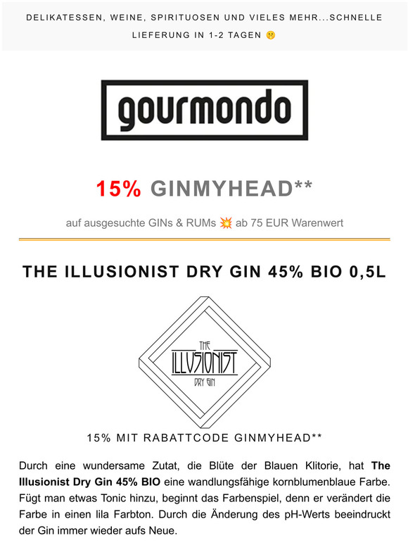 Illusionist, Huckleberry & Quarantini mit 15% 🥃 🍸💥