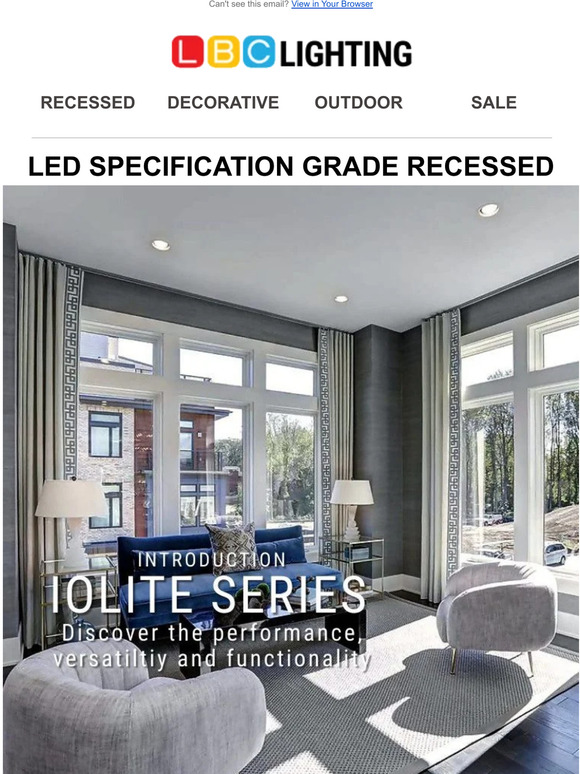 Specification Grade Recessed Lighting - Nora Iolite