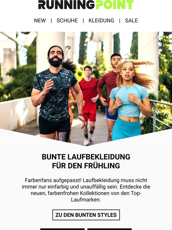 Colour Up Your Run - mit farbenfroher Laufbekleidung
