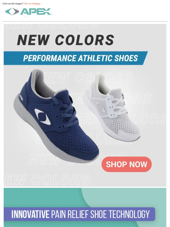 Apex Foot: NEW COLORS ADDED For Performance Athletic Sneakers | Milled