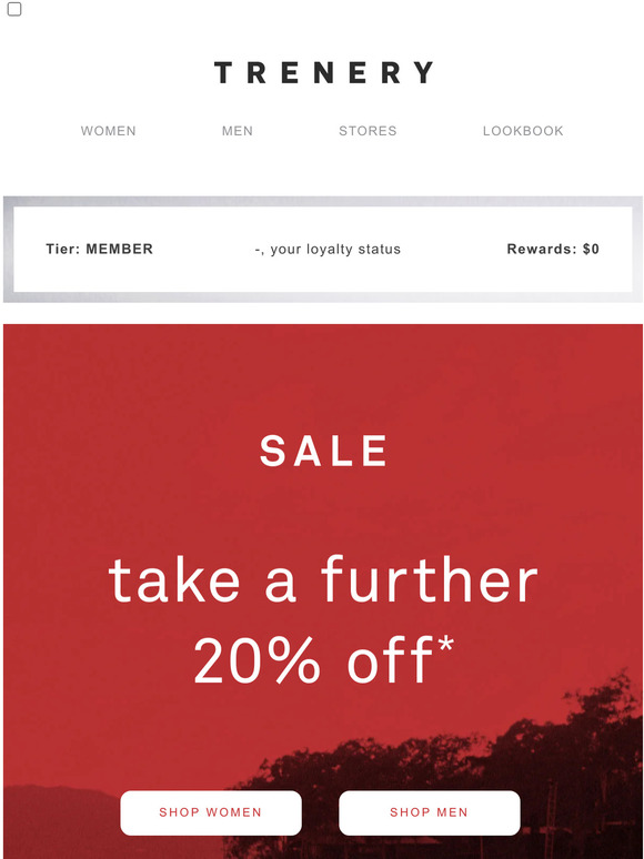 Take a Further 20% Off Sale Styles