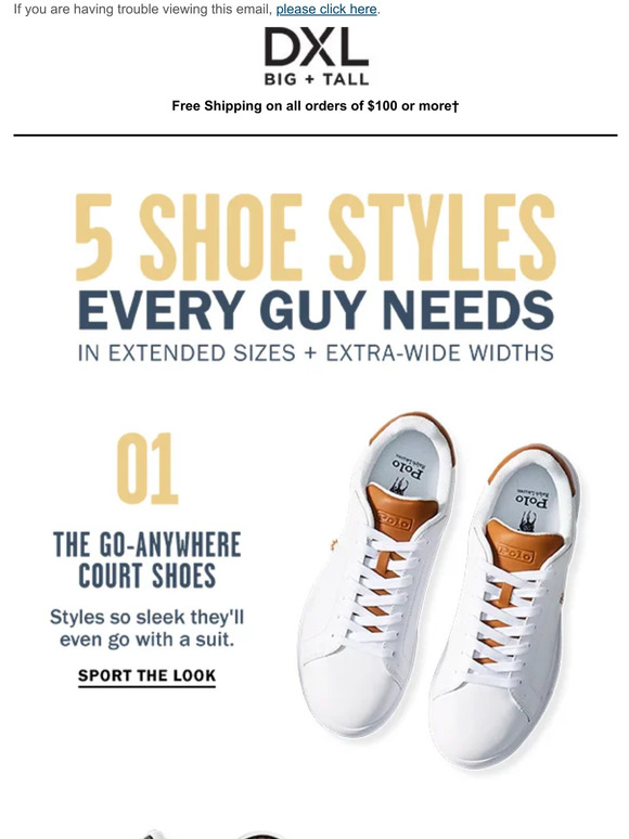 DXL Big Tall How To Upgrade Your Shoe Rotation Milled dxl-big-tall-how-to-upgrade-your-shoe-rotation-milled