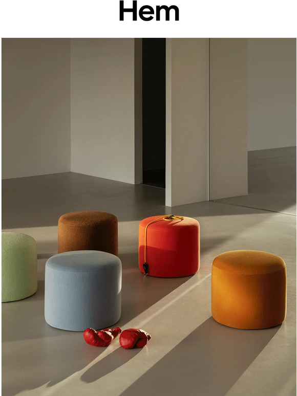 Pair it with a pouf!