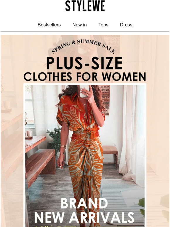 [BRAND NEW] Discover Trendy PLUS-SIZE Clothing for Women at StyleWe!😊