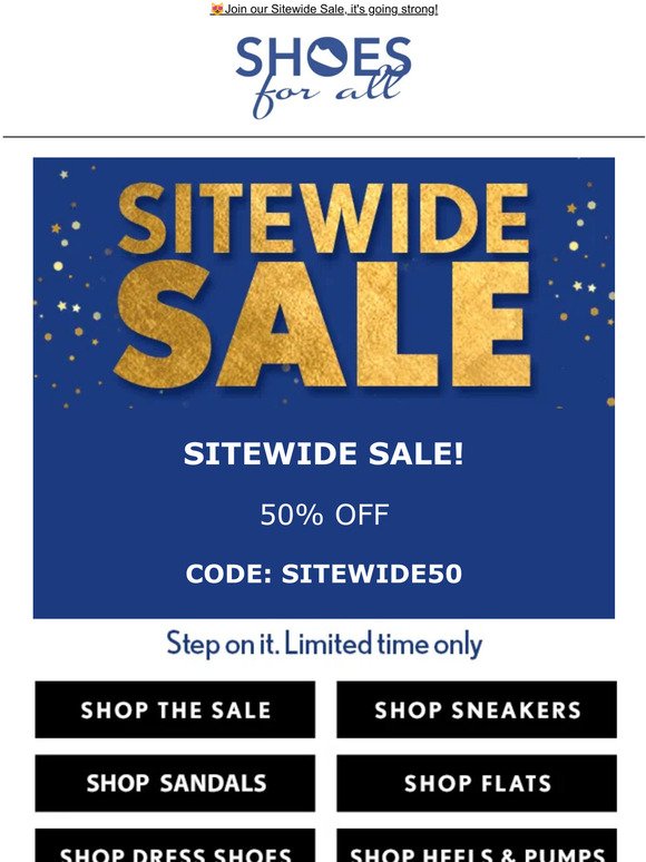 Everyone loves 50% OFF!