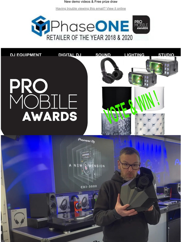 New demo videos & Free prize draw