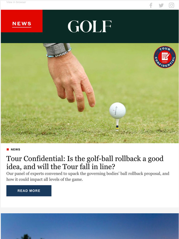 GOLF A dummy's guide to the new golf ball rules Milled