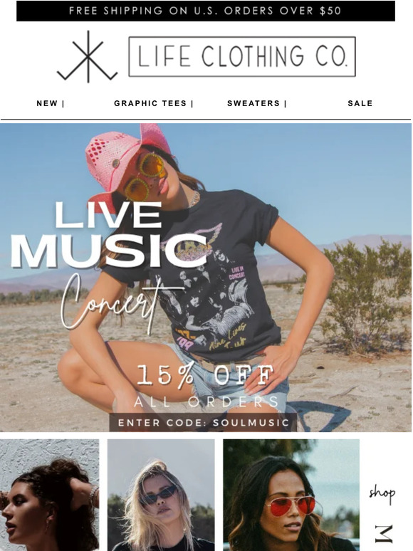 LIFE CLOTHING CO NEW Motley Crue, Led Zeppelin & Def Leppard Milled