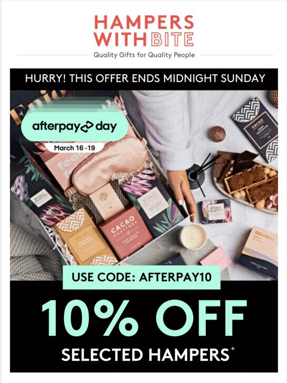 Our Afterpay Day SALE starts NOW! 🔥