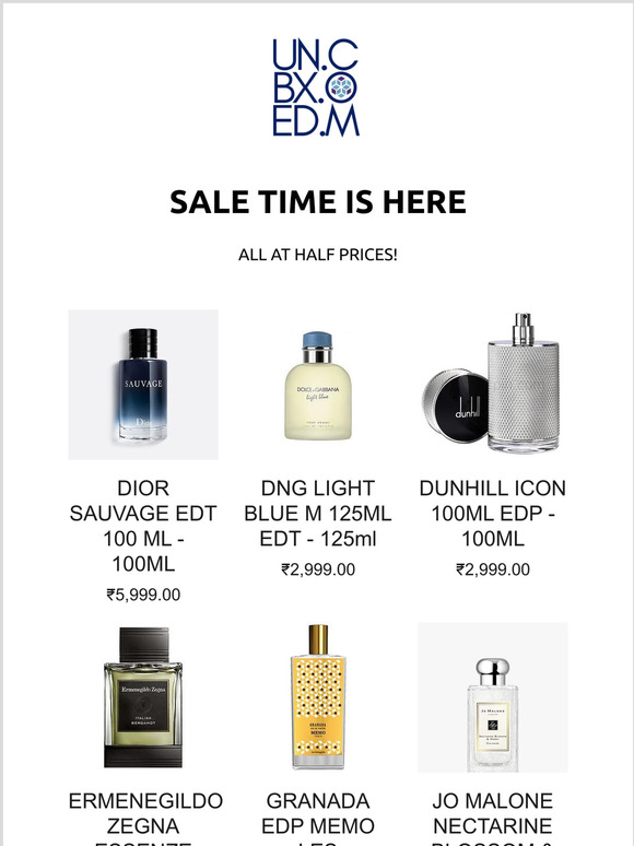 —, Half Price Store on Best Perfumes from the shelf!