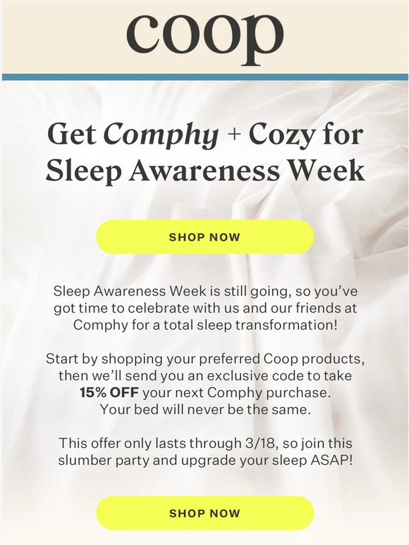Have you celebrated Sleep Awareness Week?