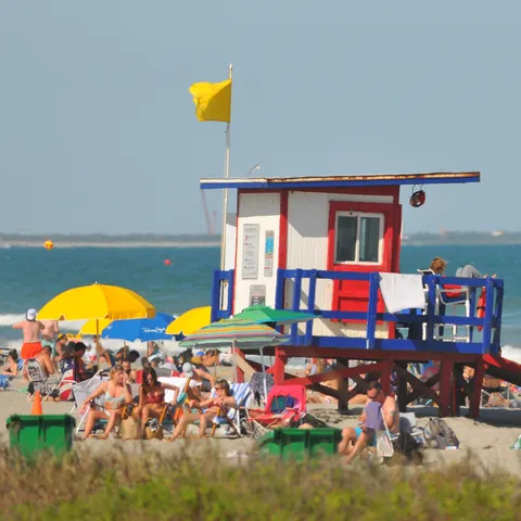 Spring breakers, people on vacation and day travel