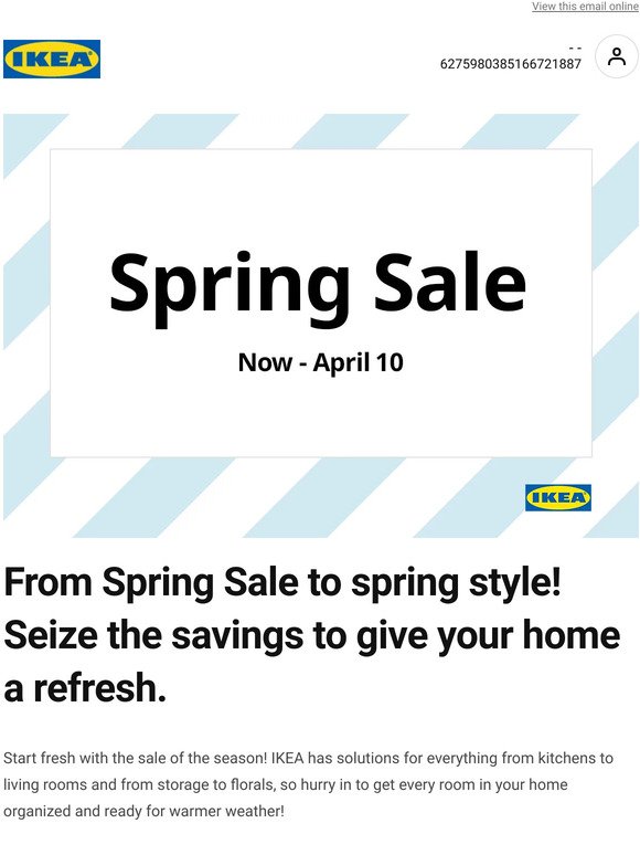 The IKEA Spring Sale starts…now!