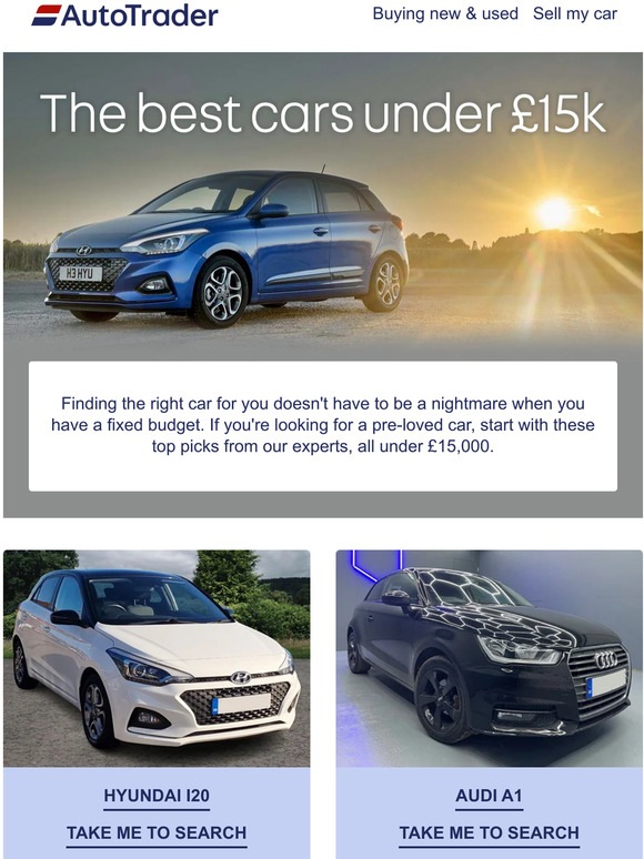 Auto Trader The best used cars under £15k 🤩 Milled