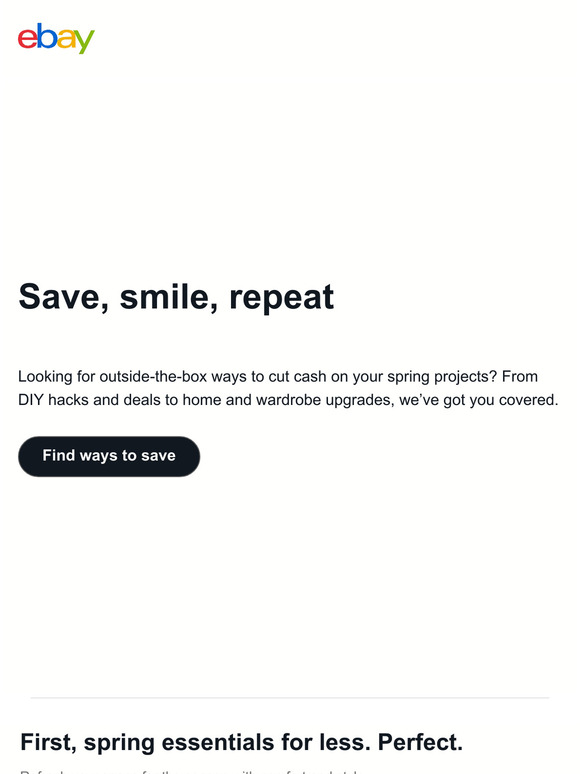 Fun & fresh ways to save for spring