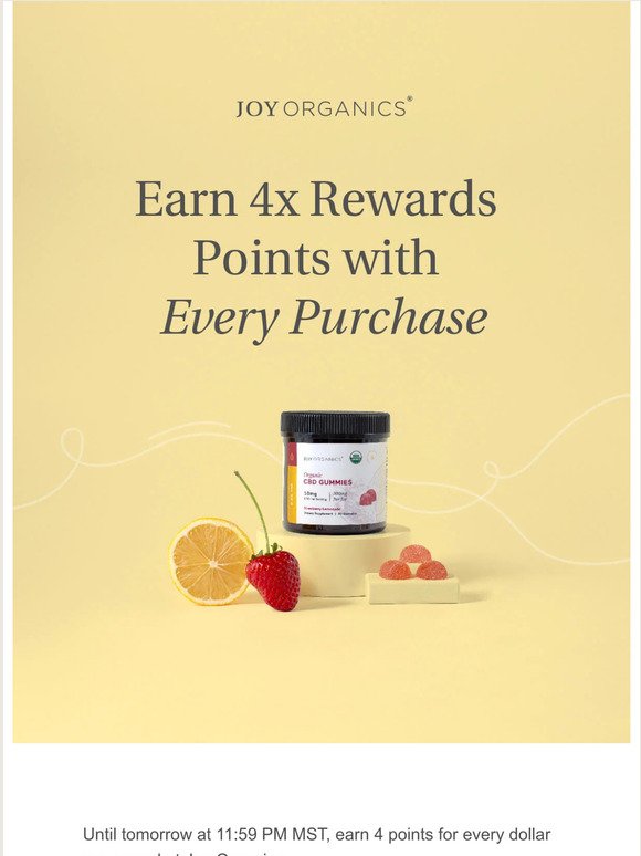 Earn 4x Rewards Points!