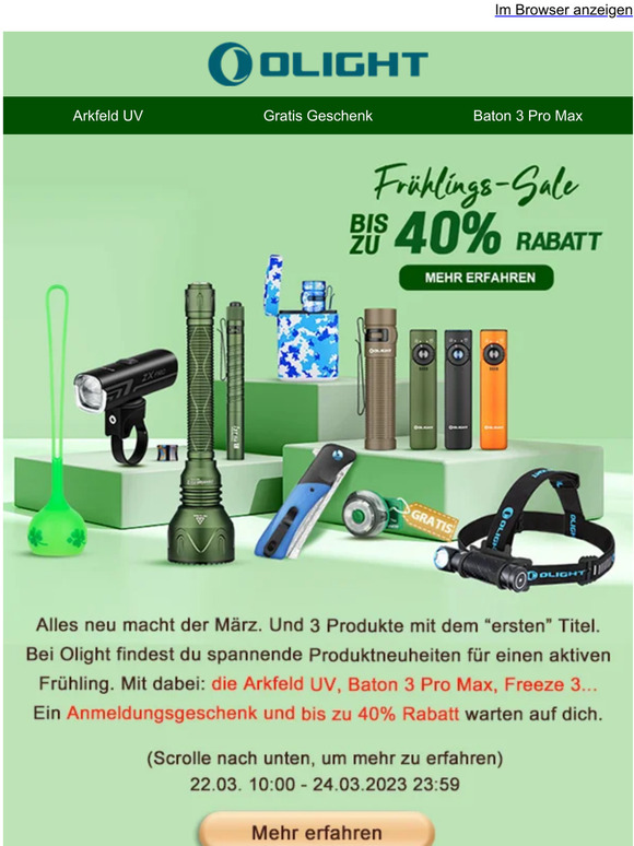 Olight Neu Erstes von OFans designtes Produkt I Olight Produktlaunch