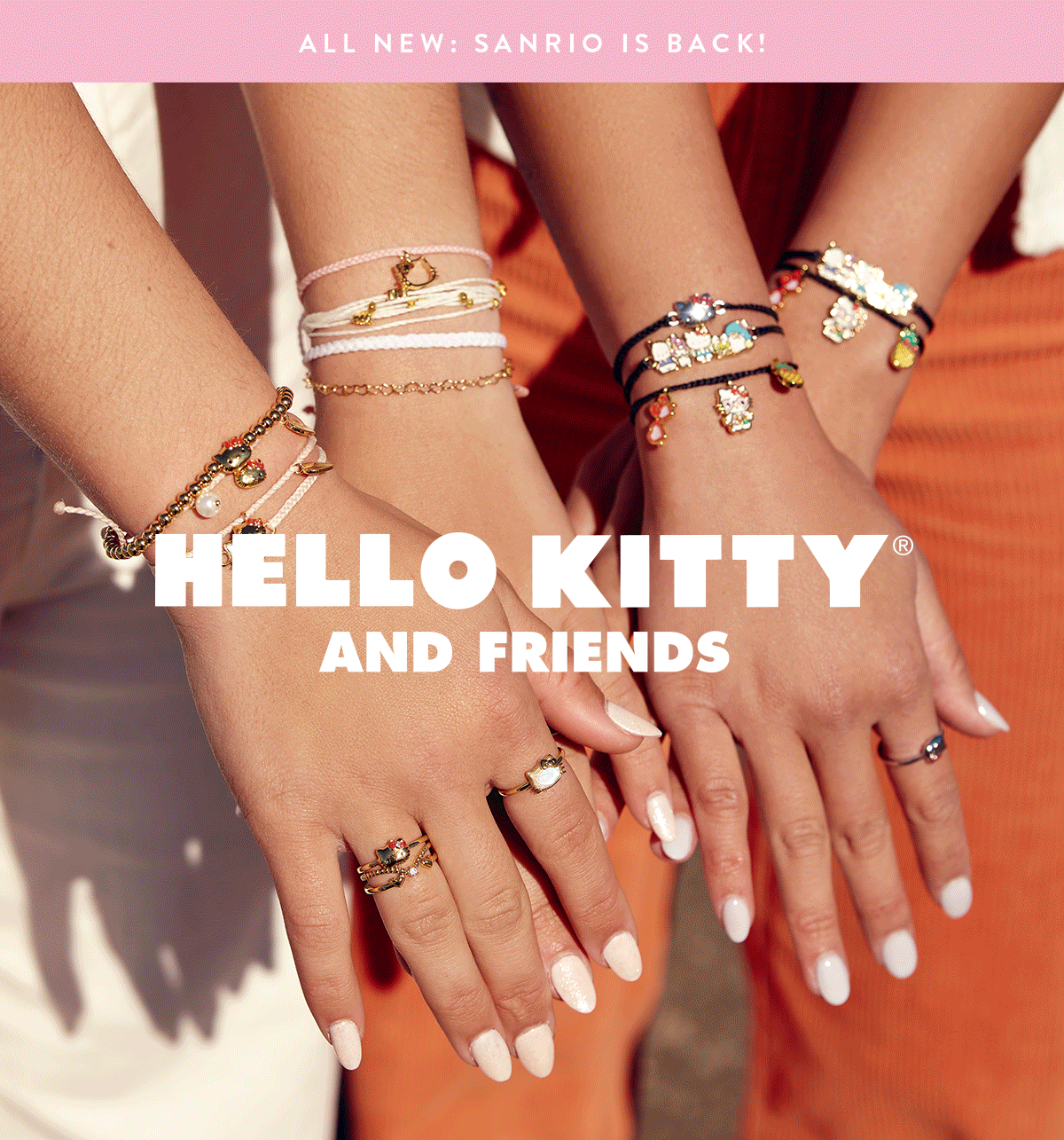 Hello Kitty x Pura Vida Face Charm Bracelet