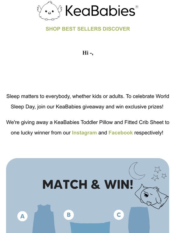 Celebrate World Sleep Day with KeaBabies!