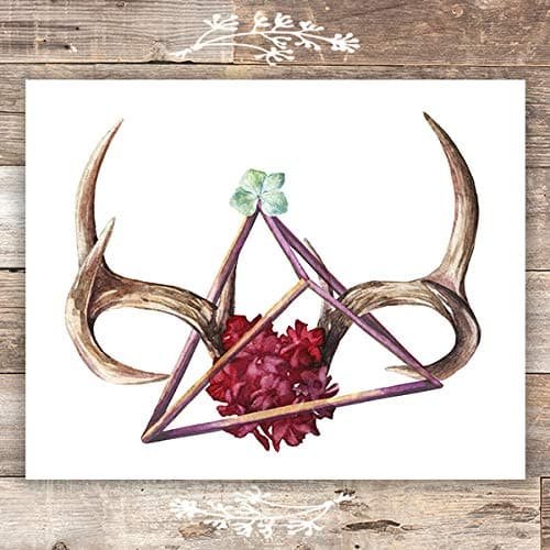 Abstract Antlers Art Print - 8x10