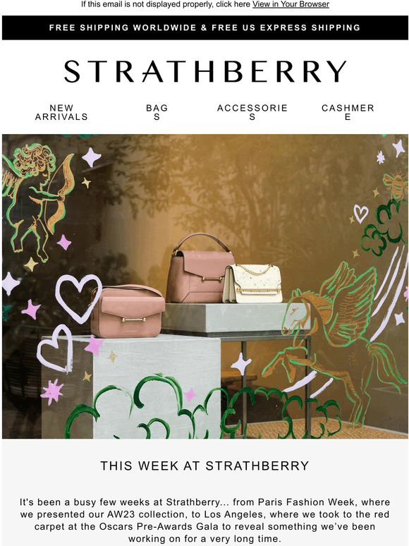 NEW arrivals alert  Introducing The Lisbon Collection - Strathberry