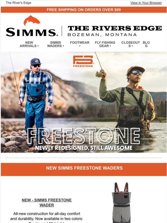 Simms Freestone Waders: New Look, Better Performance