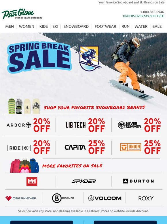 Don't Miss Over 2,000 Items on Sale! Spring Break Sale Ends Soon!