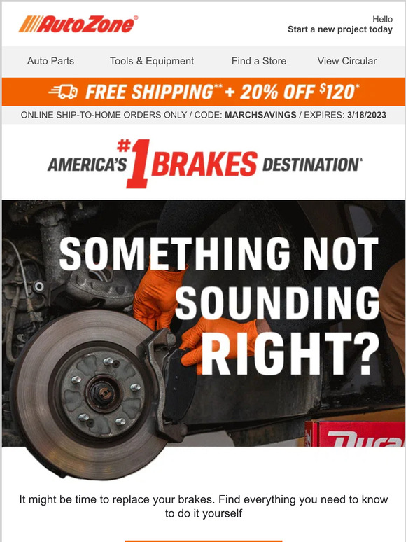 AutoZone Email Newsletters Shop Sales, Discounts, and Coupon Codes