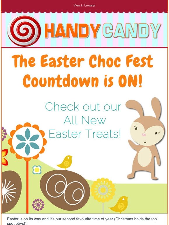 The Easter Choc Fest is On!
